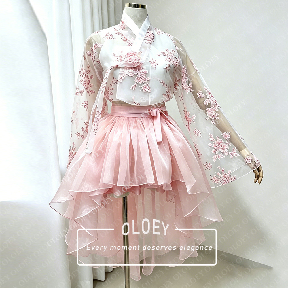 OLOEY Modern Floral Print Shor - Modern Korean Lifestyle ulasan dan harga